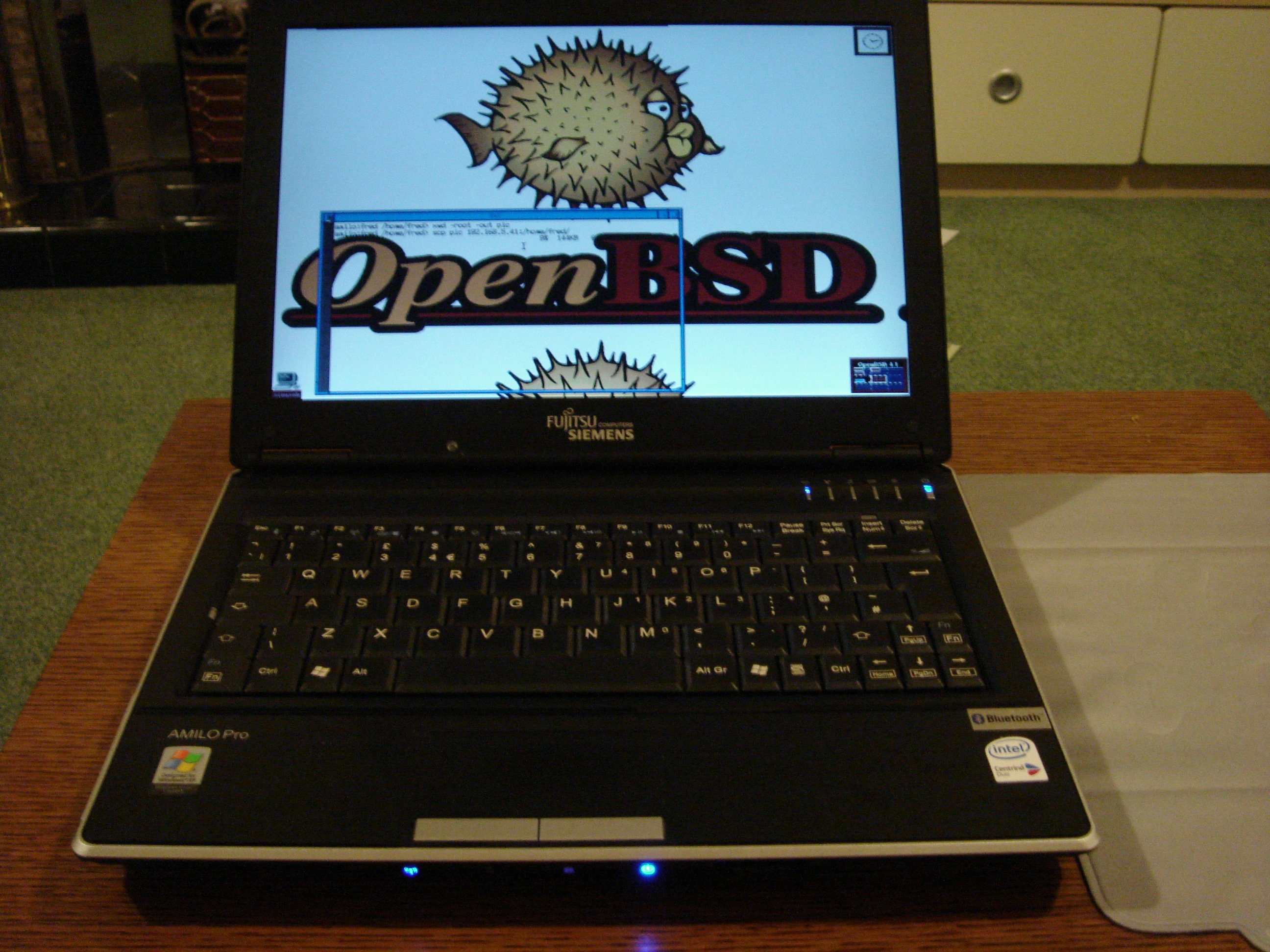 OpenBSD on Amilo